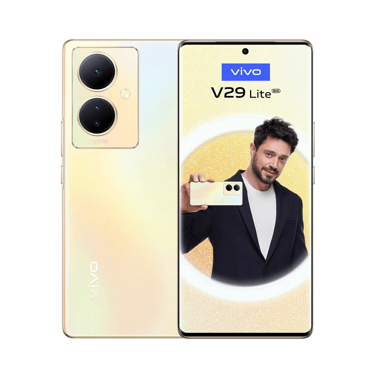 vivo V29 Lite Altın Işıltısı 8GB+256GB_1