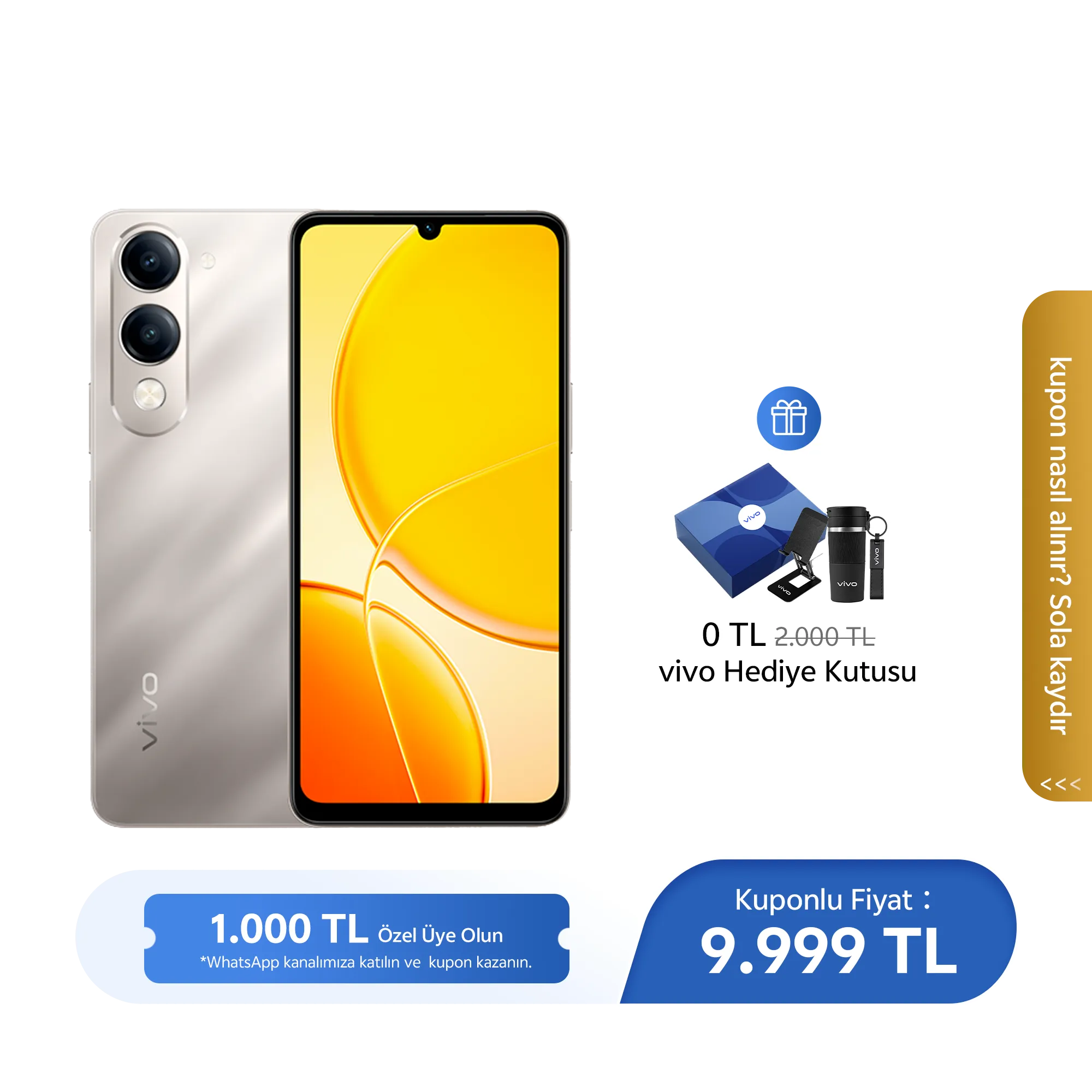 vivo Y04 4GB + 128GB Gold_1