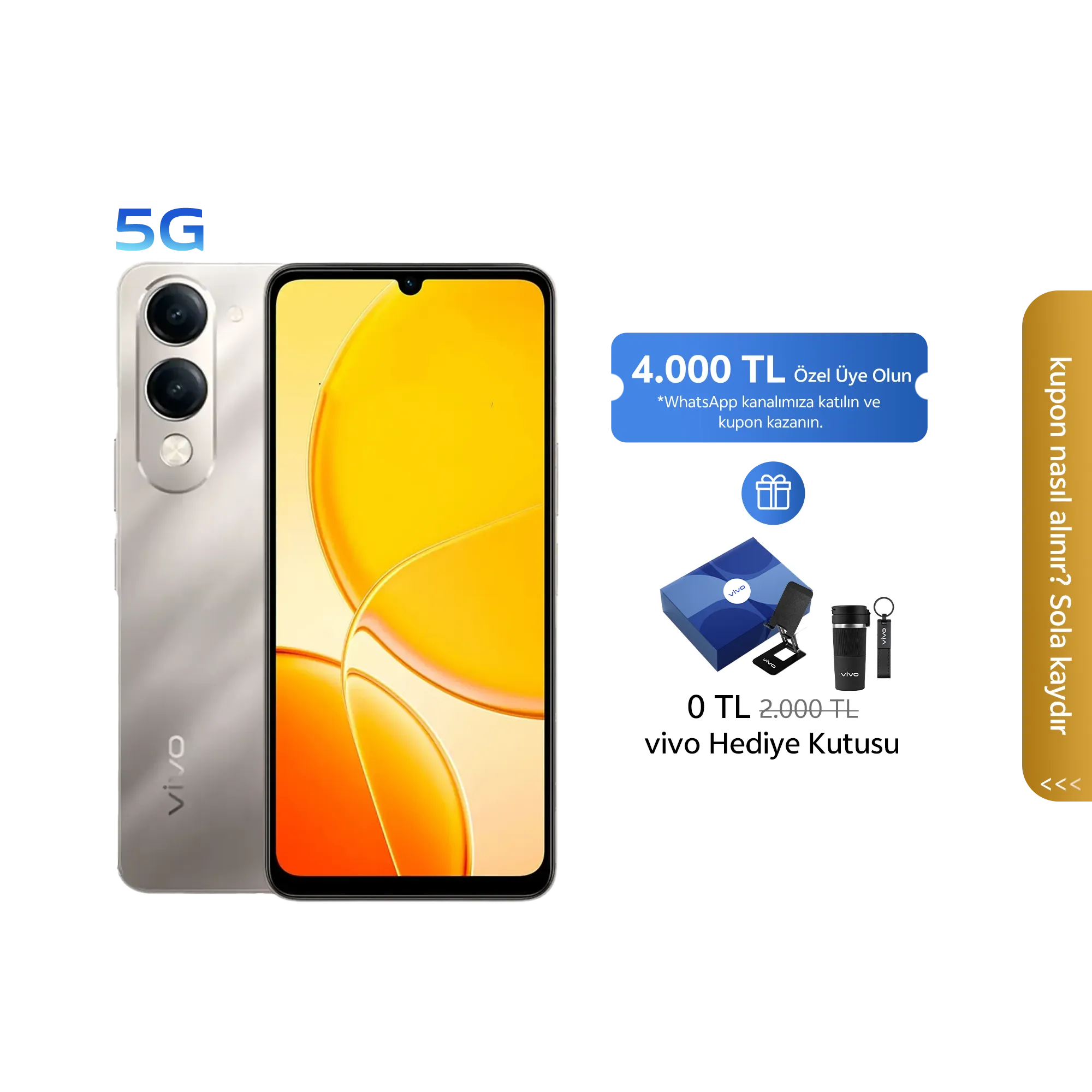 vivo Y29s 5G Altın 6GB + 128GB_1