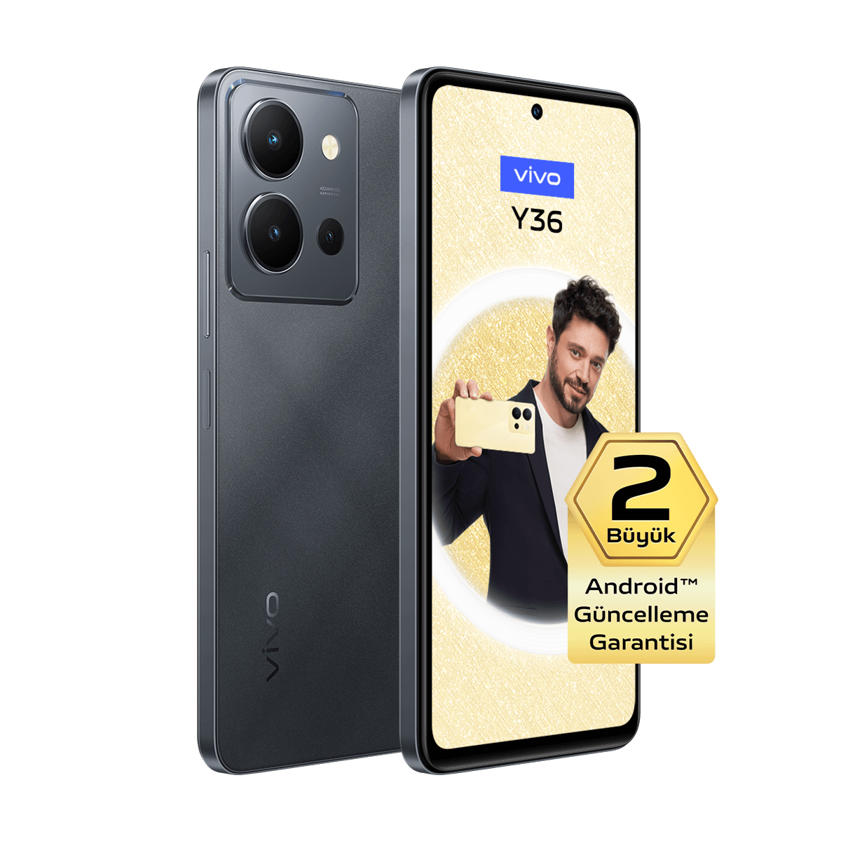 vivo Y36 8GB+128GB Meteor Siyahı_2