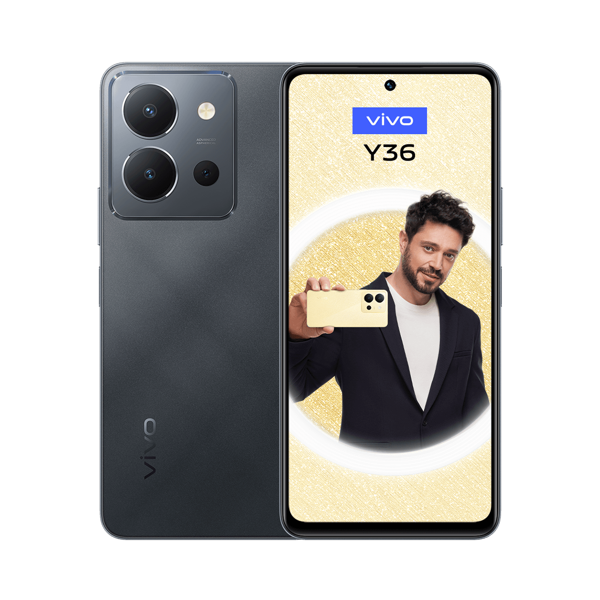 vivo Y36 8GB+128GB Meteor Siyahı_1