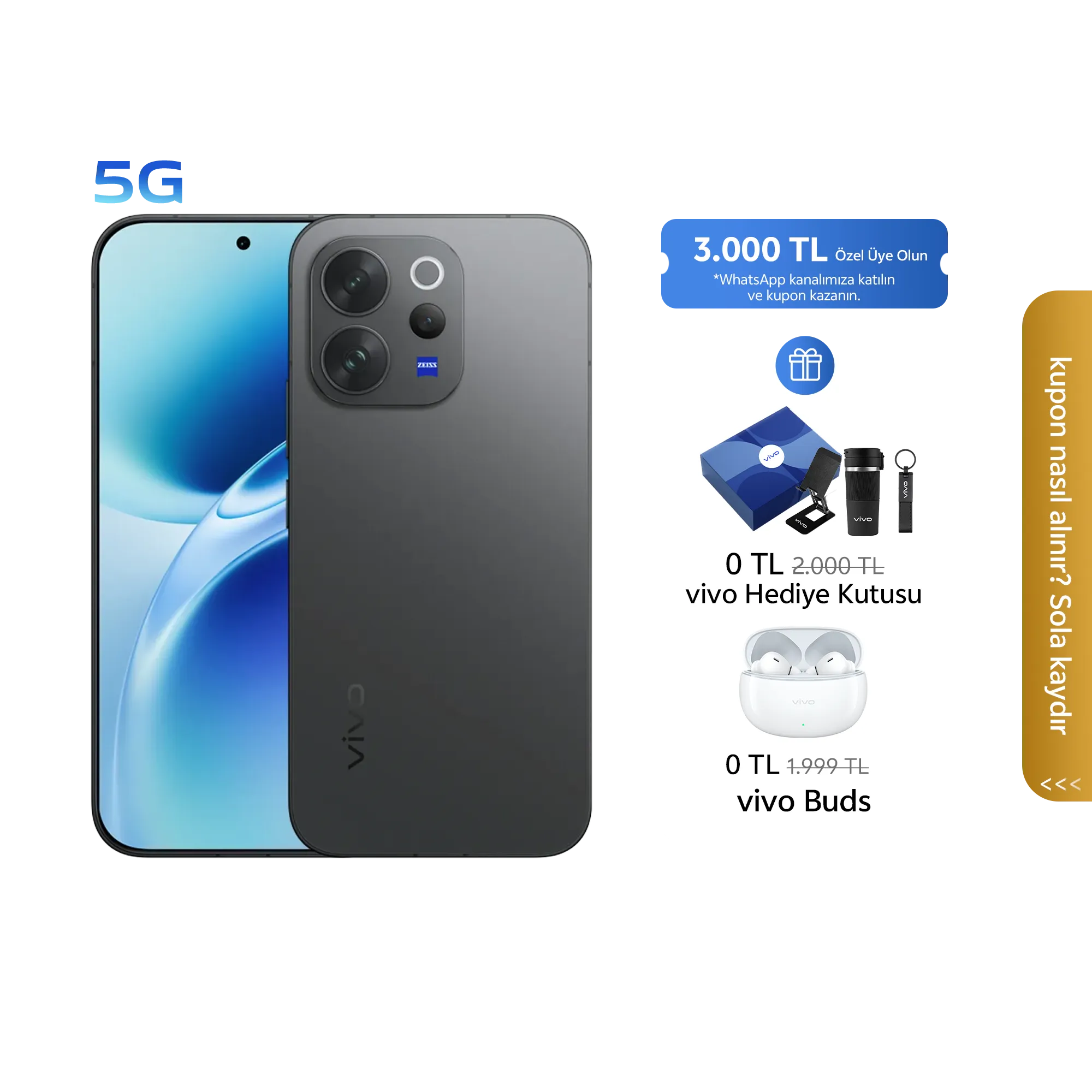 vivo V70 5G 12GB+256GB Otantik Siyah_1