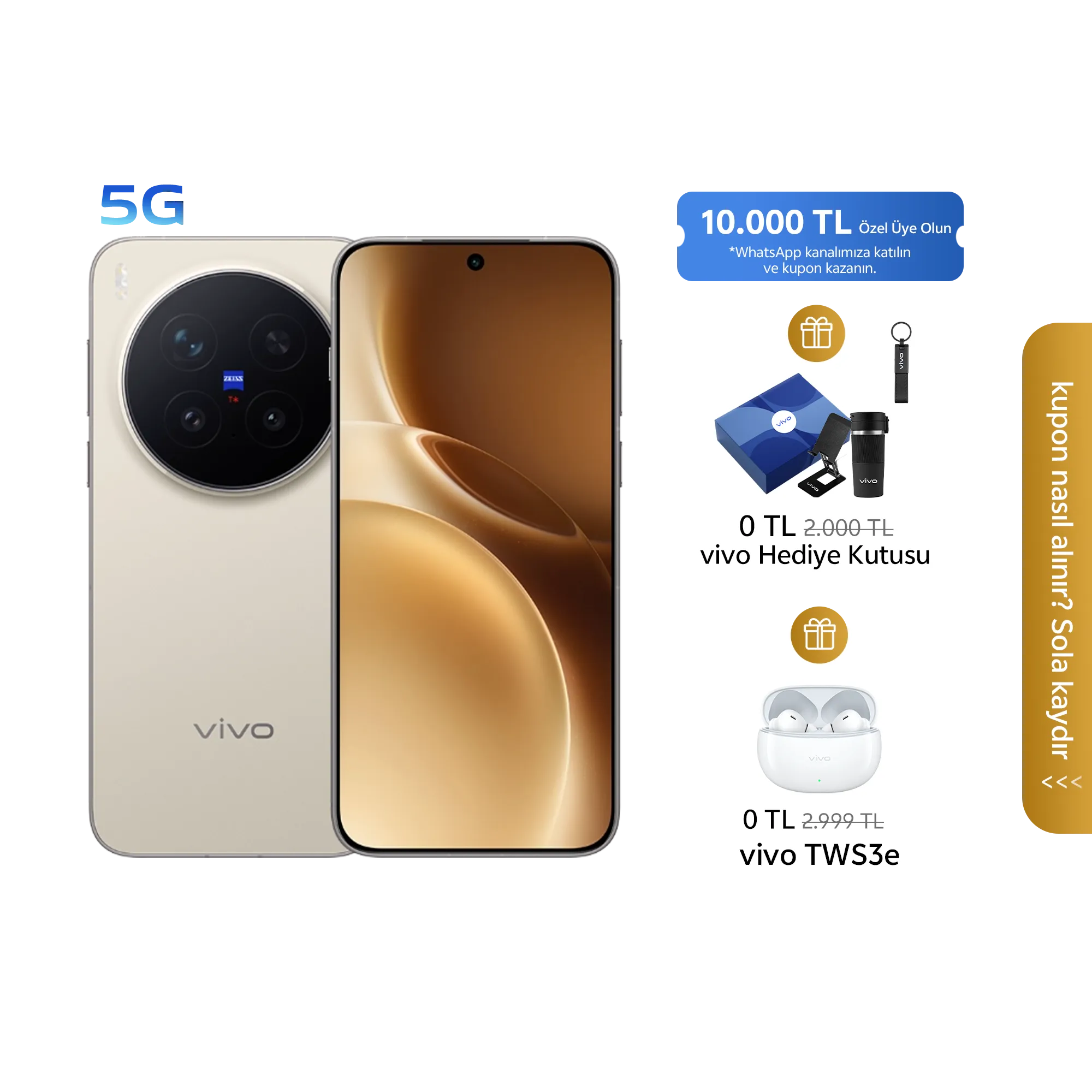 vivo X300 Pro 5G Kum Kahverengi 16GB + 512GB_1